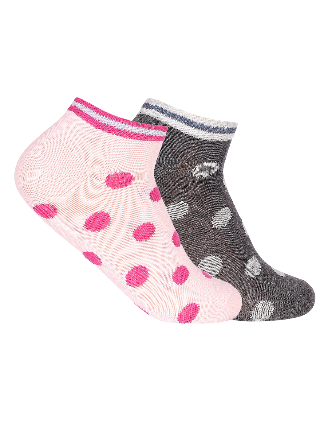 Women's Allover Polka Dots Cotton Low Ankle Socks