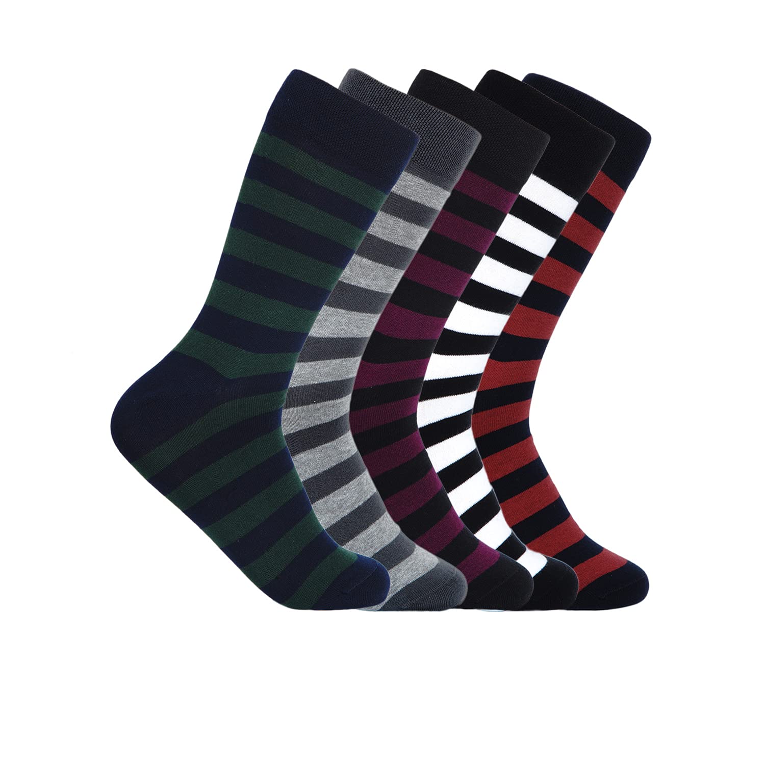 bold colourful stripes cotton socks