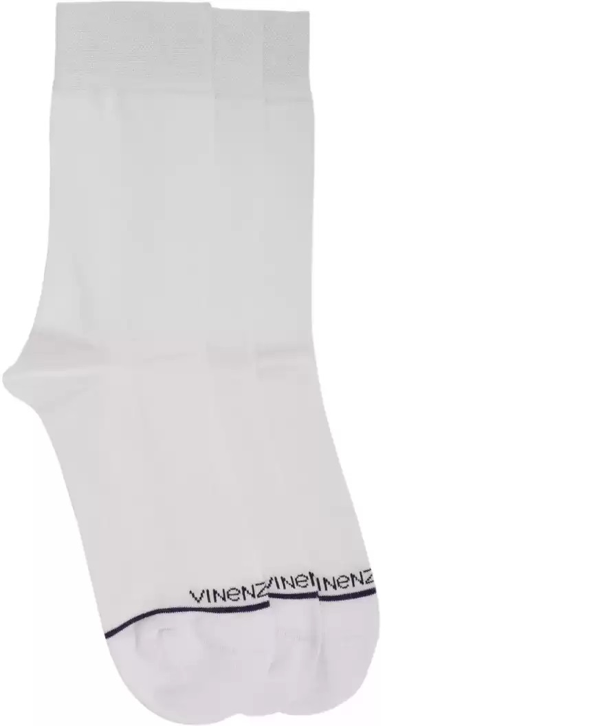 superfine plain formal organic cotton crew length socks 2